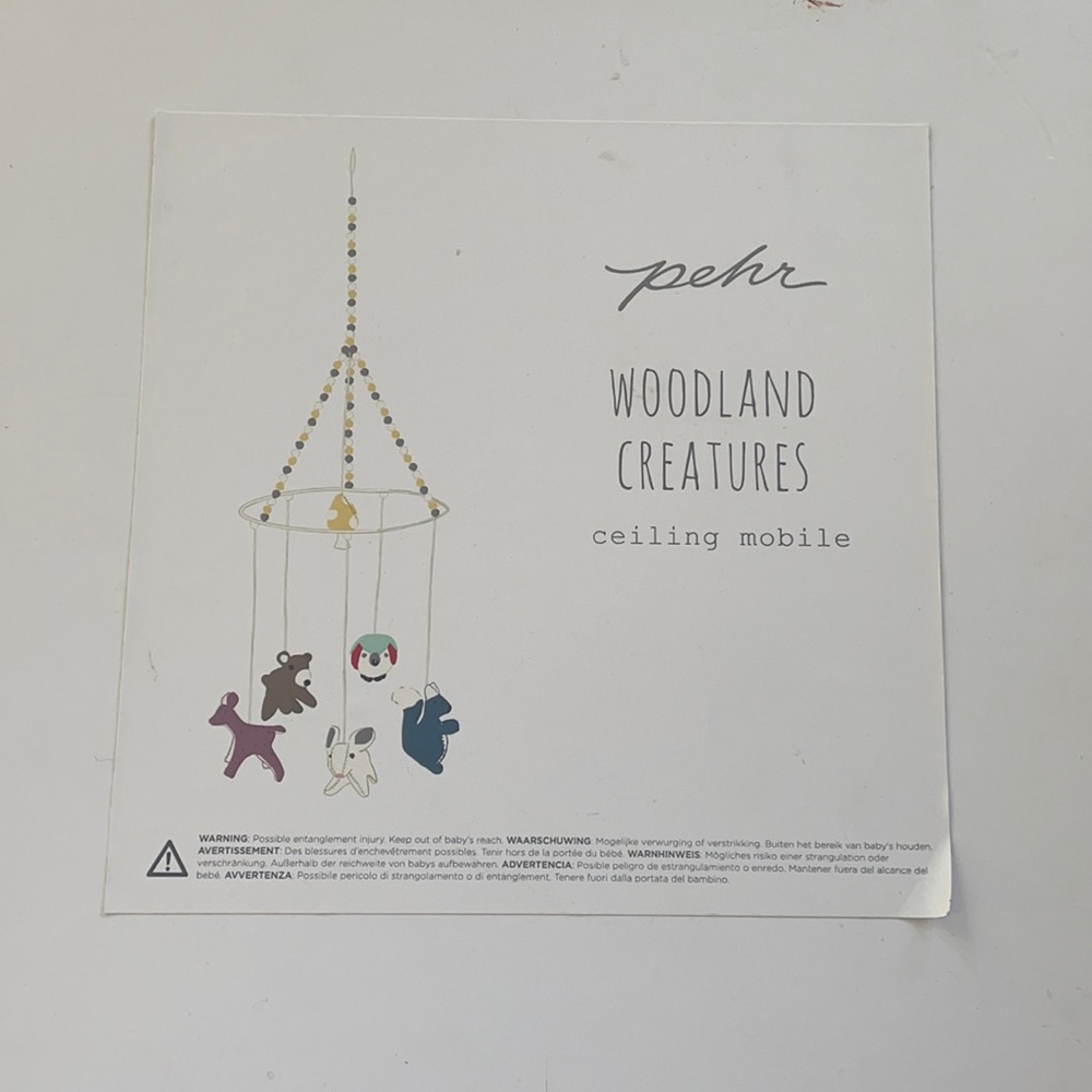 Pehr Woodland Creatures Ceiling Mobile